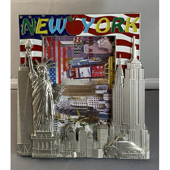 New York City Picture Frame for 4x6 Photos from NYC Photo Frames Collection 6.75 Tall 